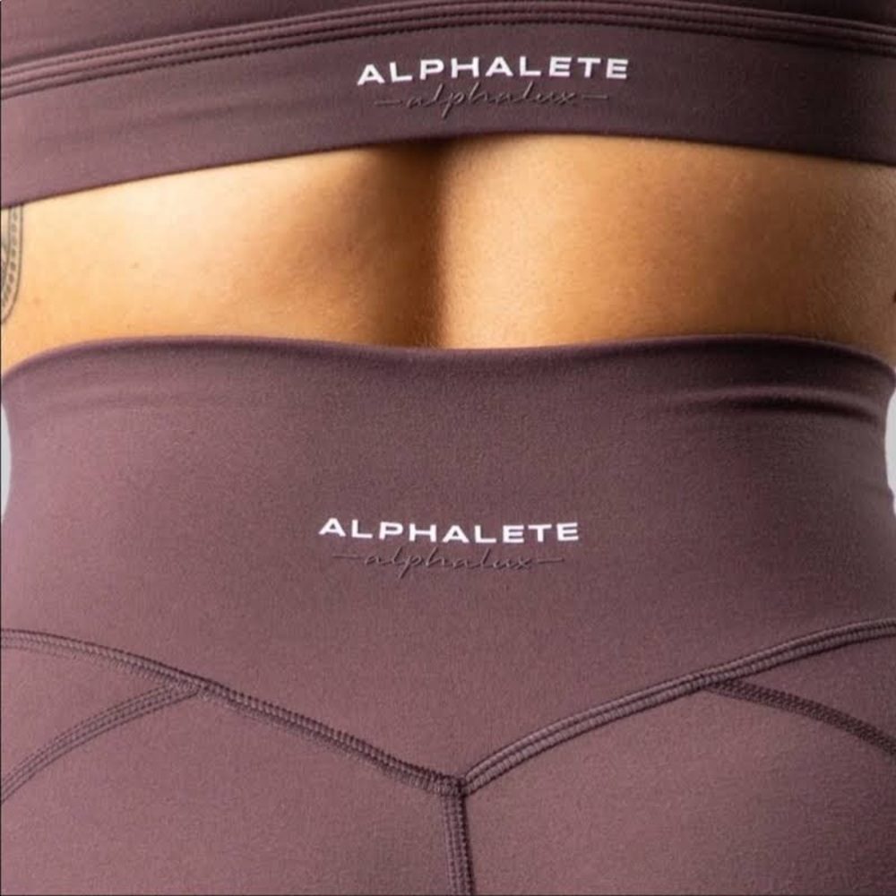 Alphalete Alphalux Pocket Legging passive purple